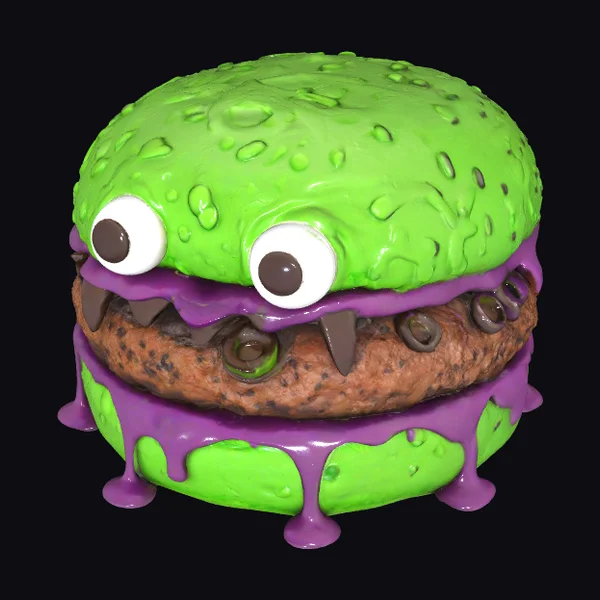 Monster Green Burger