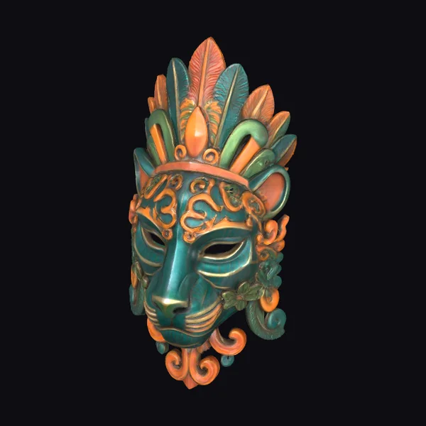 Jaguar Tribal Mask