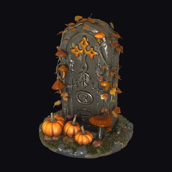 Ancient Rune Carved Tablet