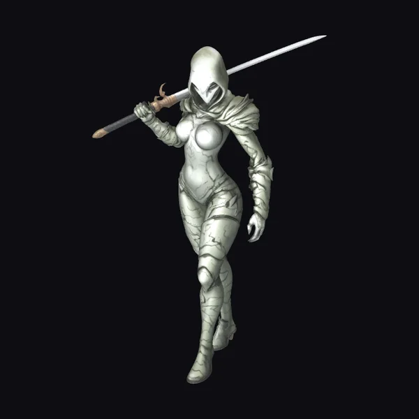 Armored Female Assassin
