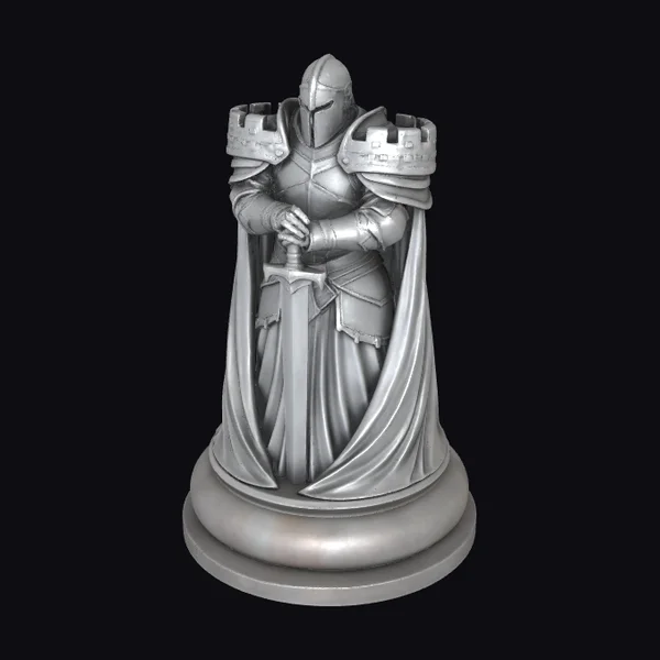 Armored Knight Statue