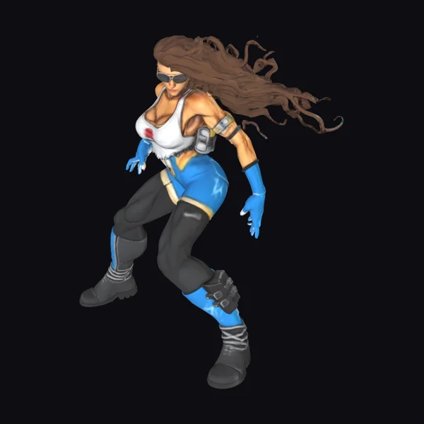 Cyberpunk Female Warrior