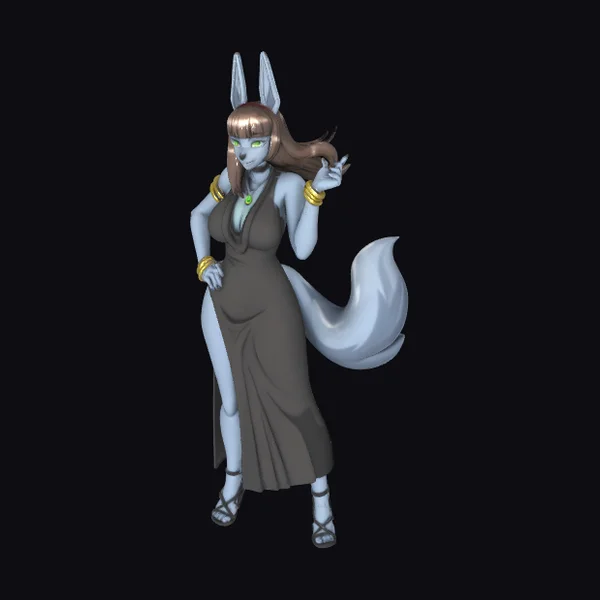 Anthro Fox Female Portrait