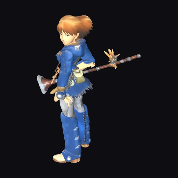 Girl with Battle Axe