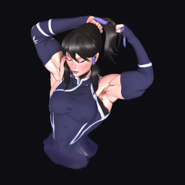 Muscular Female Martial Artist