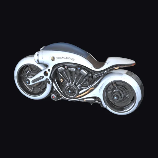 Futuristic Motorcycle
