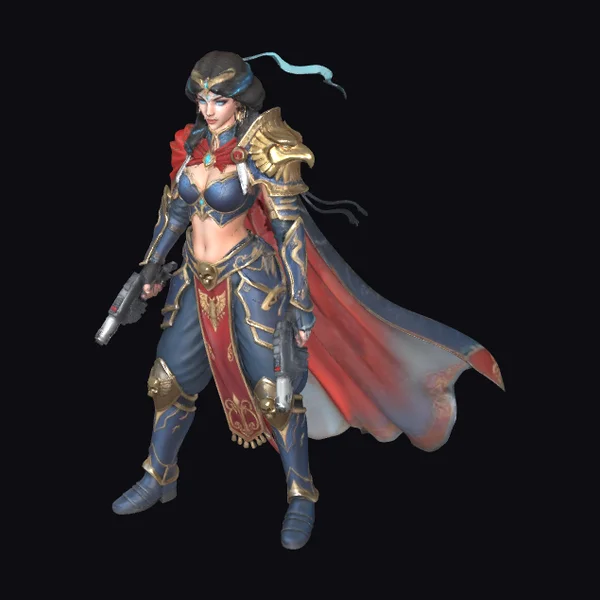 Female Sci-Fi Warrior