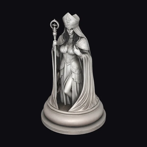 Female Cleric Statue