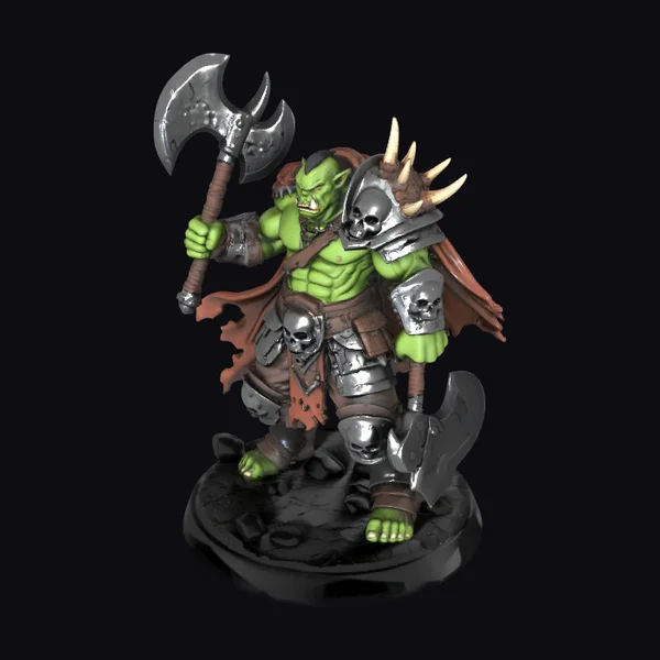 Green Orc Warrior