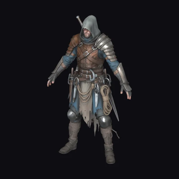 Hooded Armored Warrior