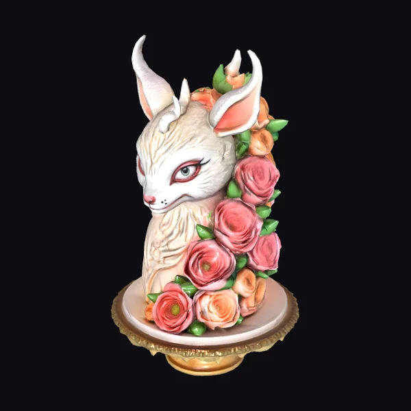 Rabbit Dessert Sculpture