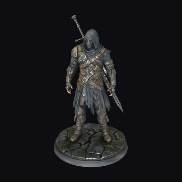 Hooded Assassin Figurine