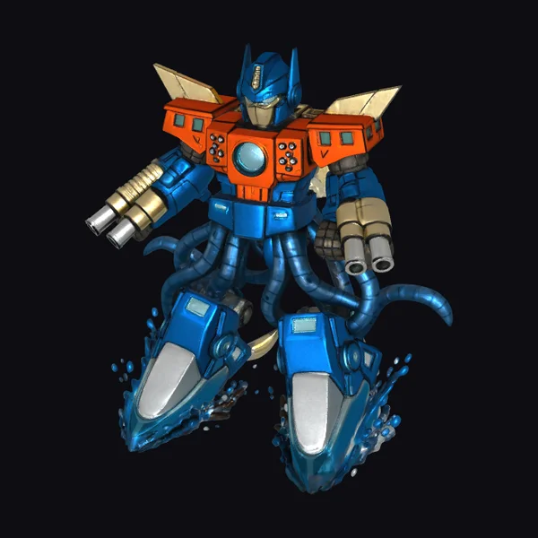 Aquatic Robot Warrior