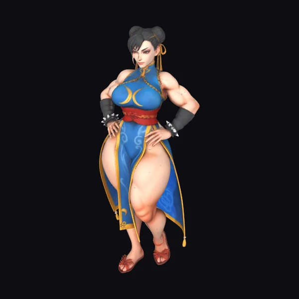 Muscular Female Warrior