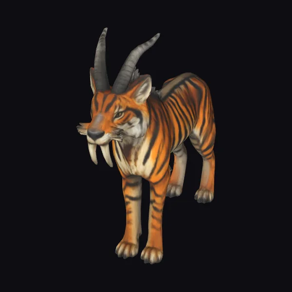 Tiger-like creature with horns