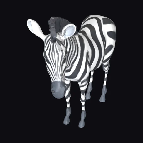 Low Poly Zebra