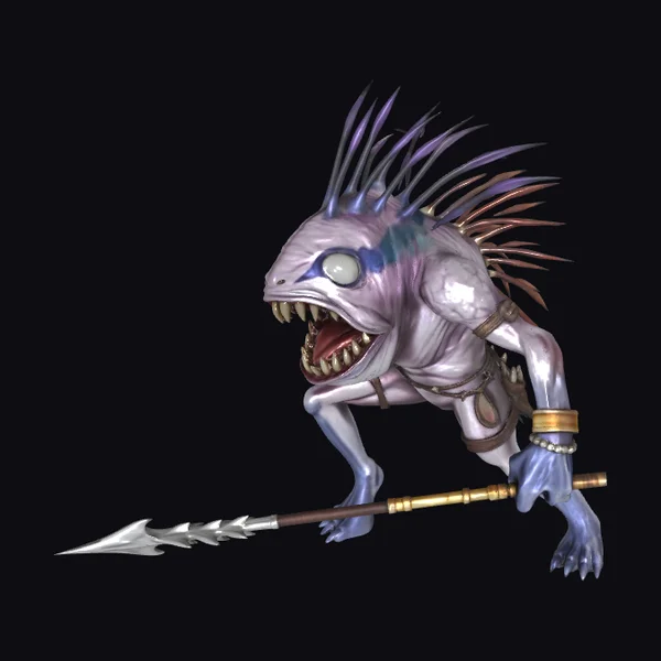 Purple Murloc Warrior