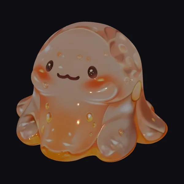 Glowing Jellyfish Figurine