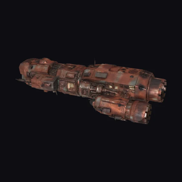Rusty Sci-Fi Spaceship