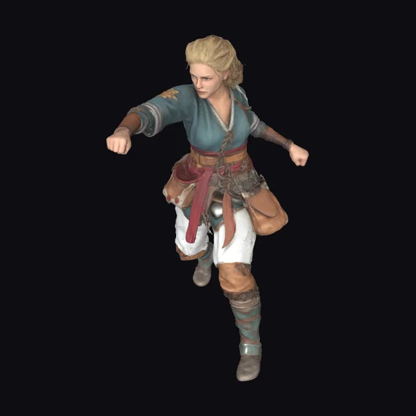 Blonde Female Warrior