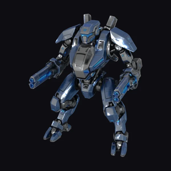 Futuristic Combat Mech