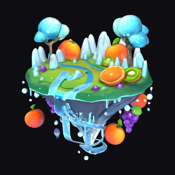 Floating Fruit Paradise