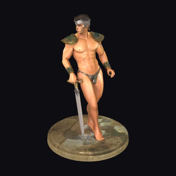 Ancient Warrior Statue