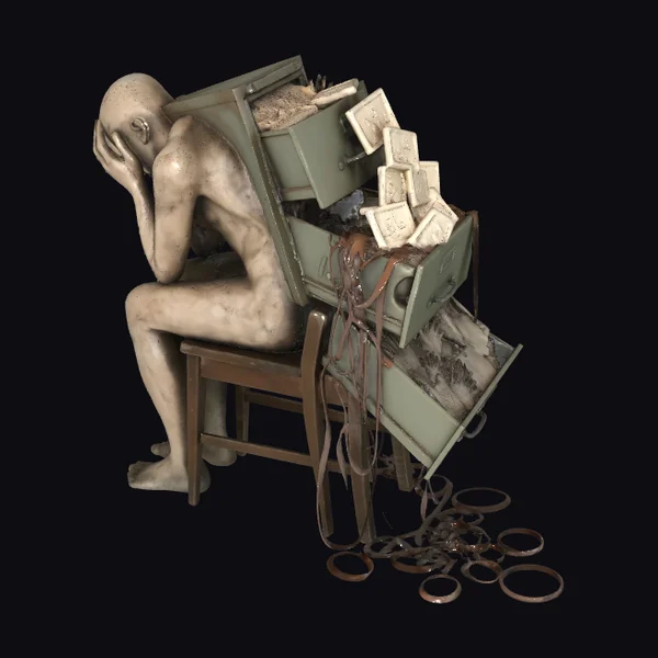 Man with Burdened Memories