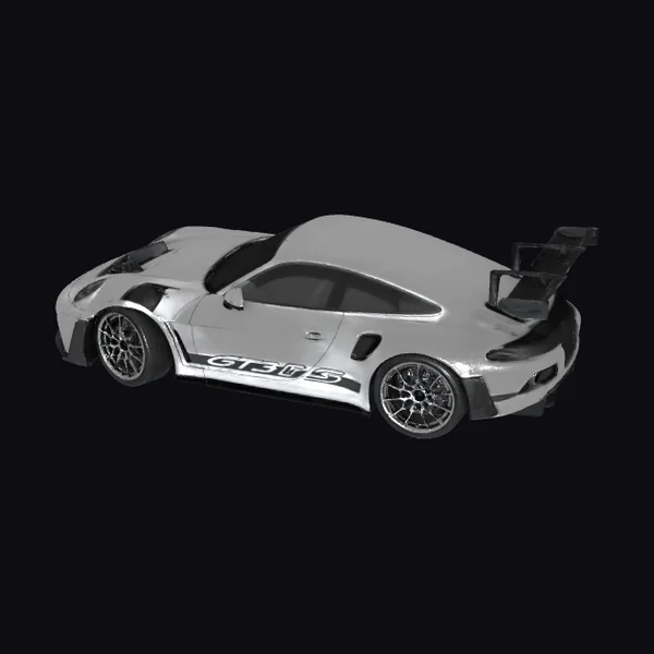 Silver Porsche GT3 RS