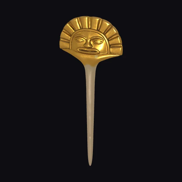 Golden Sun Idol Scepter
