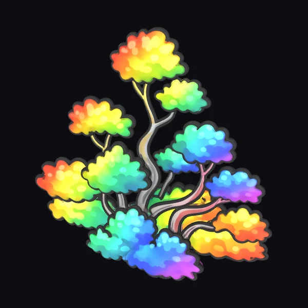 Rainbow Tree Cluster