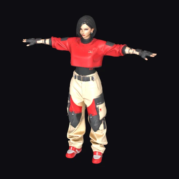 Crimson Female Operator
