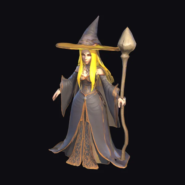 Female Mage Full Body