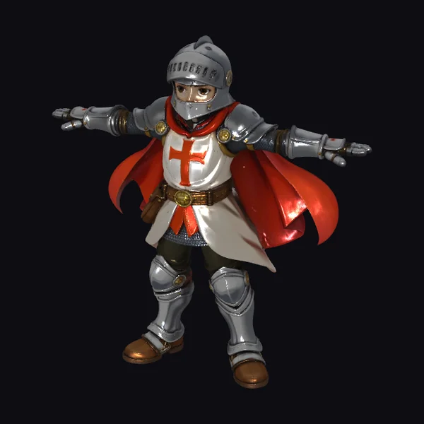 Armored Crusader Knight