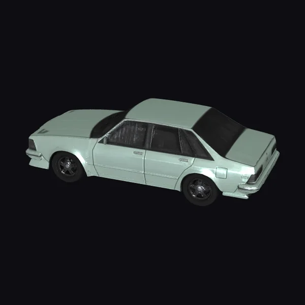 Mint Green 4 Door Sedan