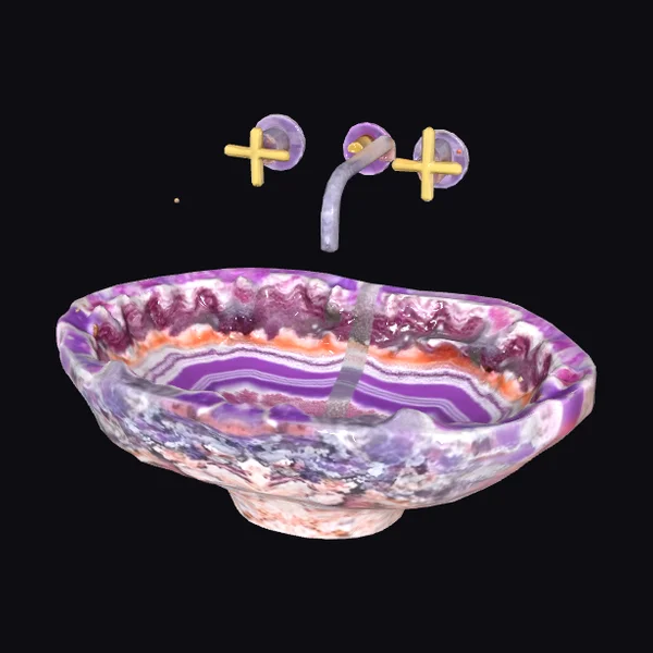 Amethyst Geode Sink