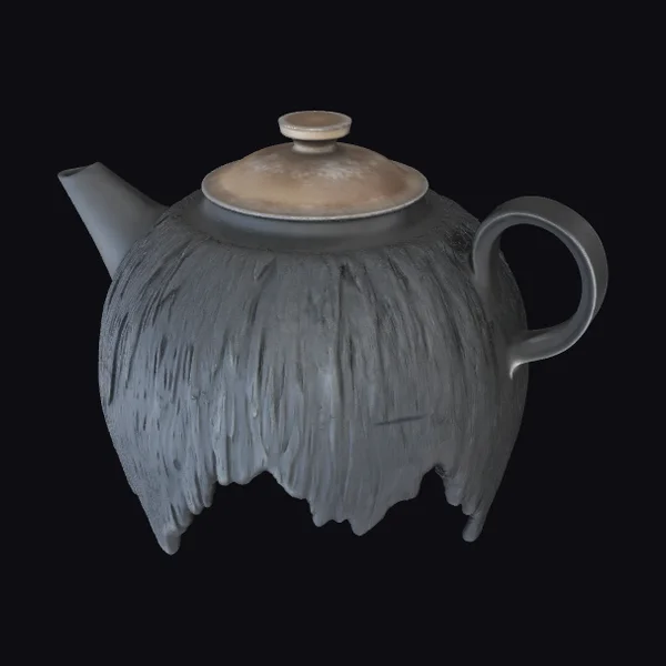 Charred Teapot