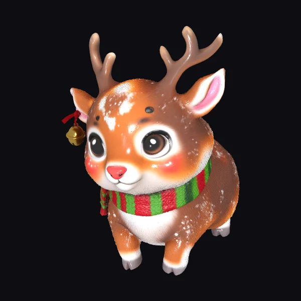 Cute Reindeer Figurine