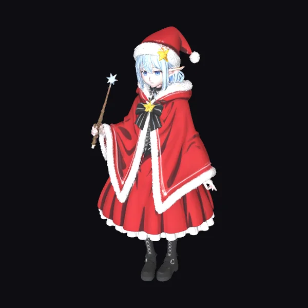 Anime Christmas Girl