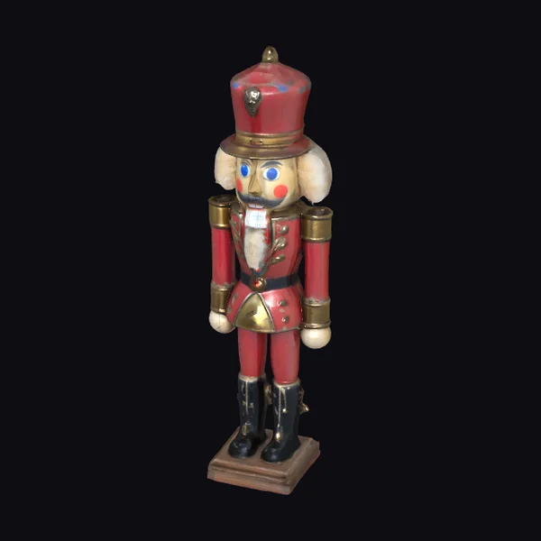 Damaged Nutcracker Soldier Figure