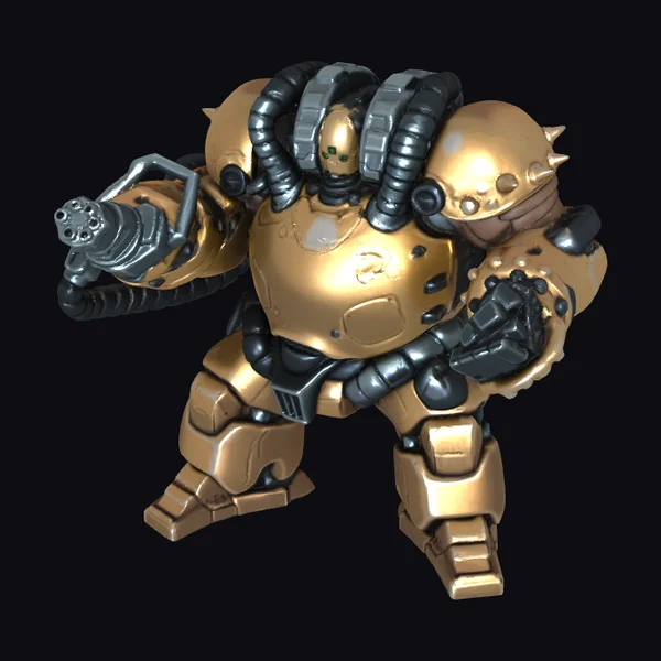 Golden Mech Suit
