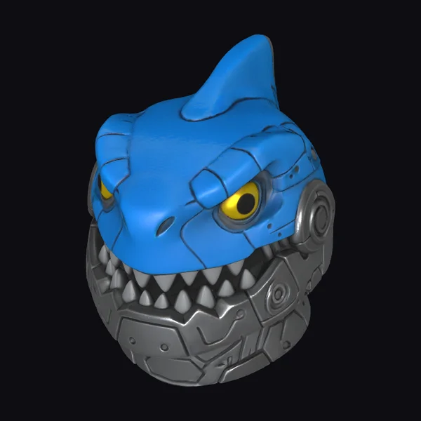Mecha Dino Head