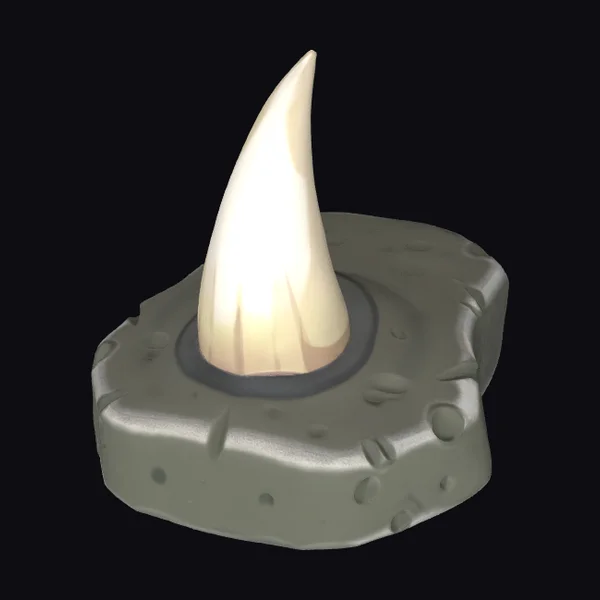 Glowing Horned Stone Icon