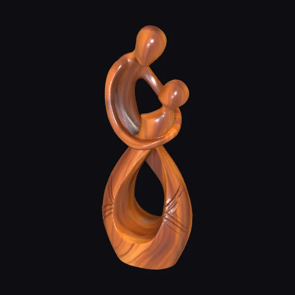 Intertwined Human Figures