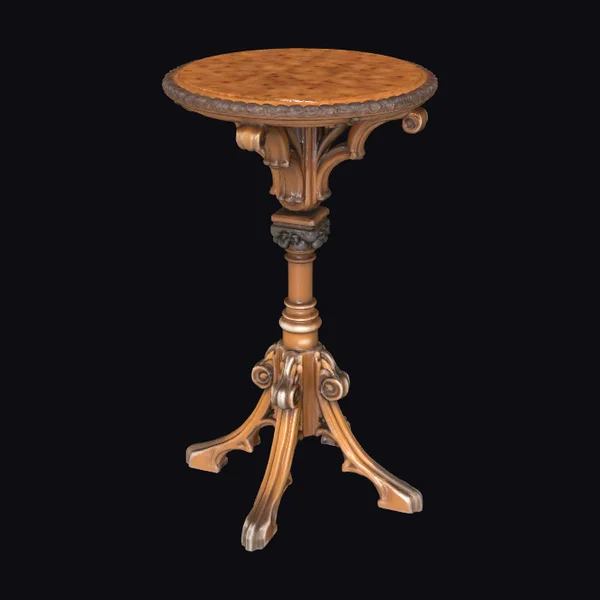 Ornate Pedestal Table