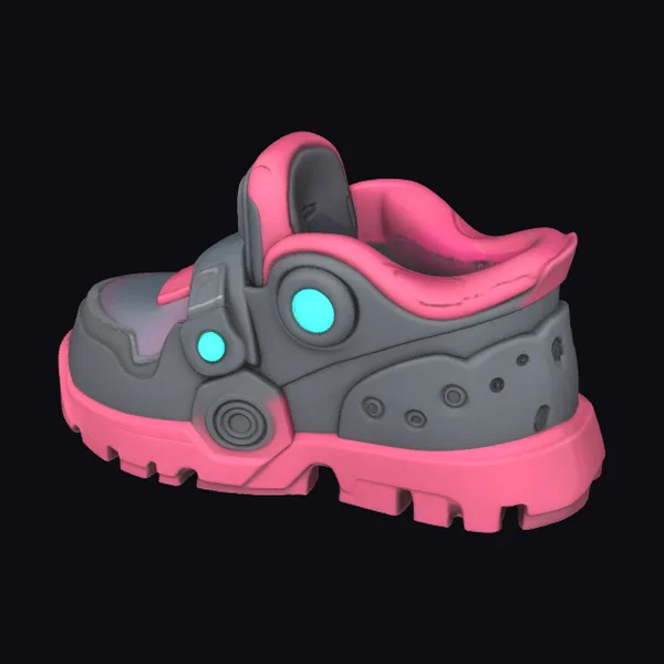 Futuristic Pink Sneaker