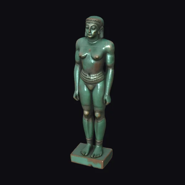 Ancient Bronze Male Figurine