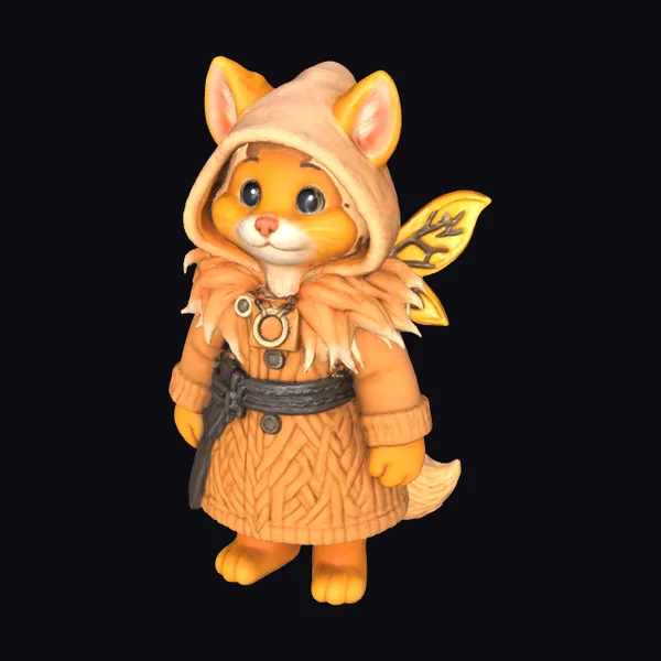 Furry Feline Fantasy Creature