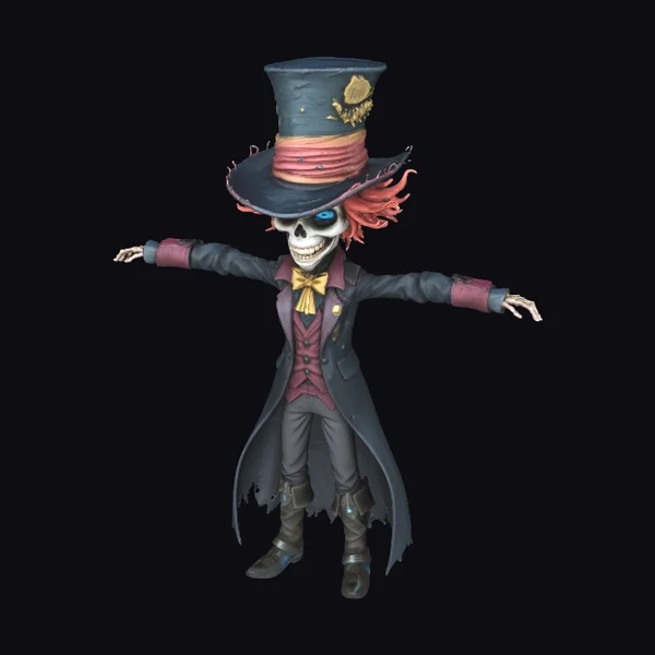 Skeleton in Top Hat