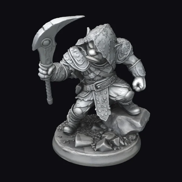 Armored Warrior with Scythe